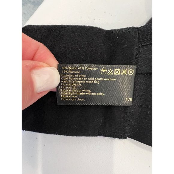 SOLD Rare Honey Birdette Fishnet Bra Gold Accent - 32A - Picture 9 of 9